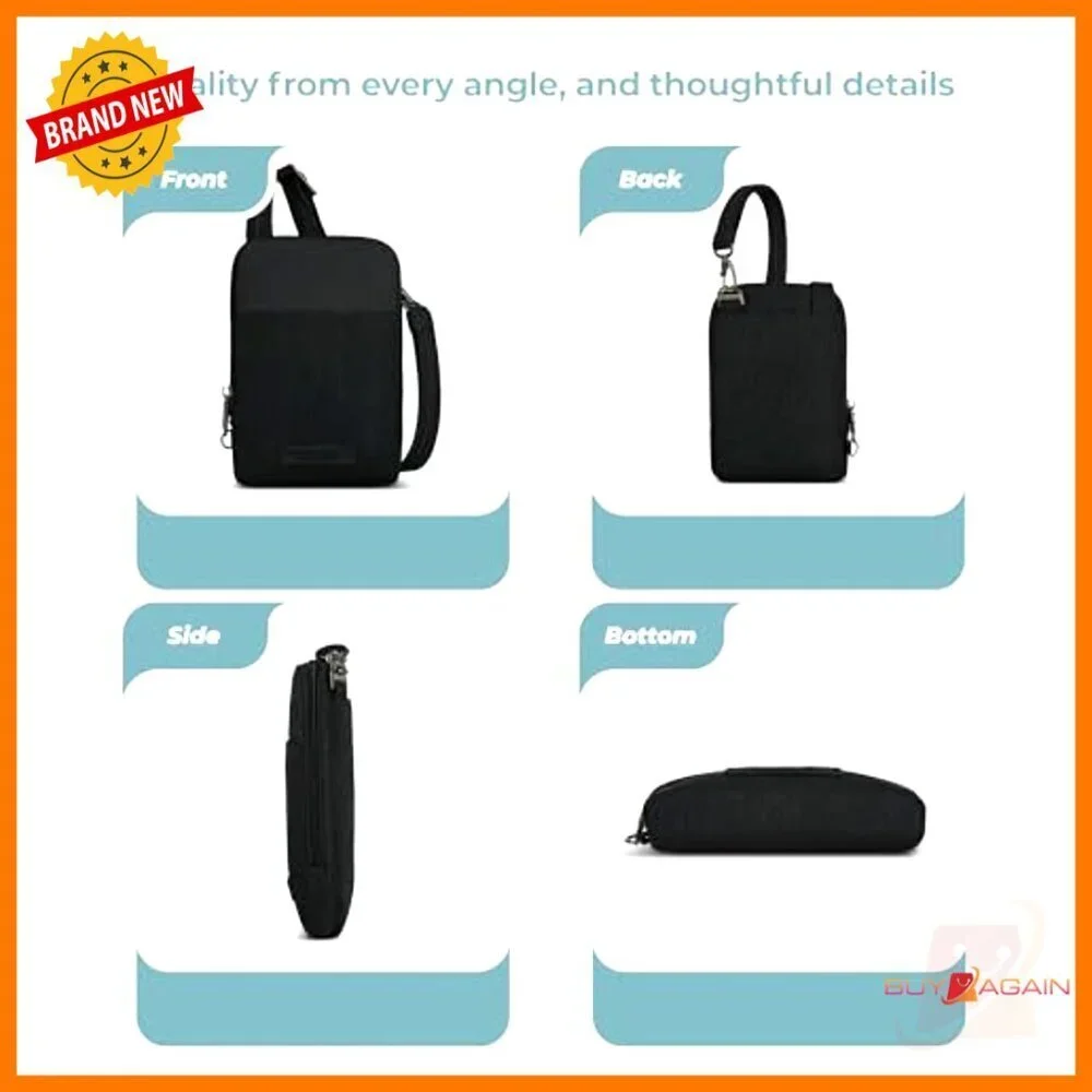 Anti-Theft Mini Crossbody Bag with RFID Blocking, Stadium Compliant